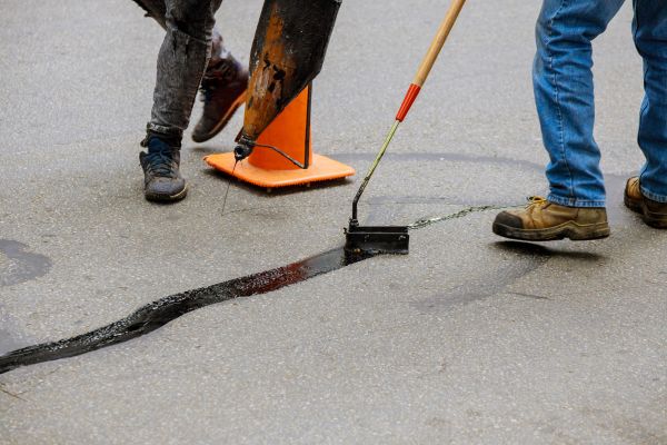 Parking Lot Crack Sealing in Boerne